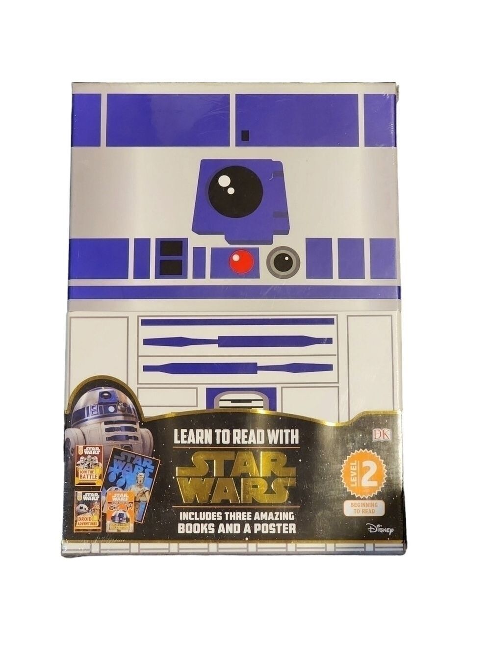 Star Wars NEW Disney Learn to Read 3 book set + poster level 2